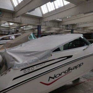 Ny havnepressening til Nordkapp 550 Avant som er lett og sterk. Brukes uten stange i midten